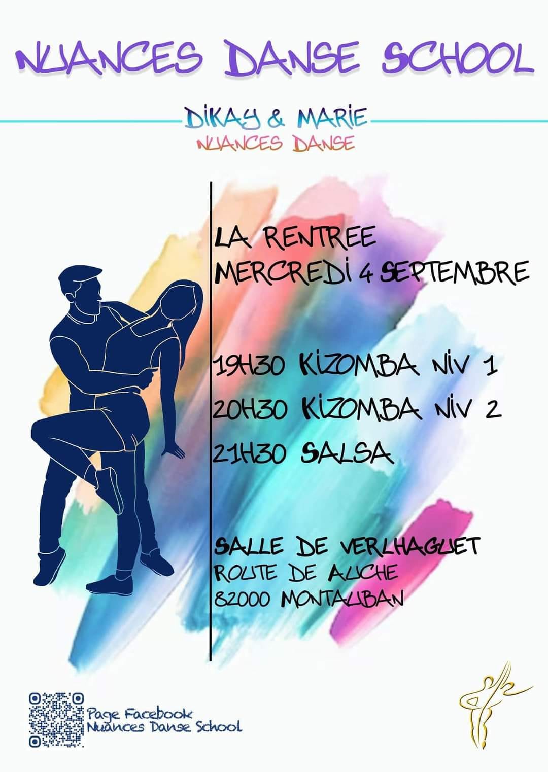 Cours Kizomba, Salsa 2024-2025 MONTAUBAN Porte ouverte, ESSAIE OFFERT