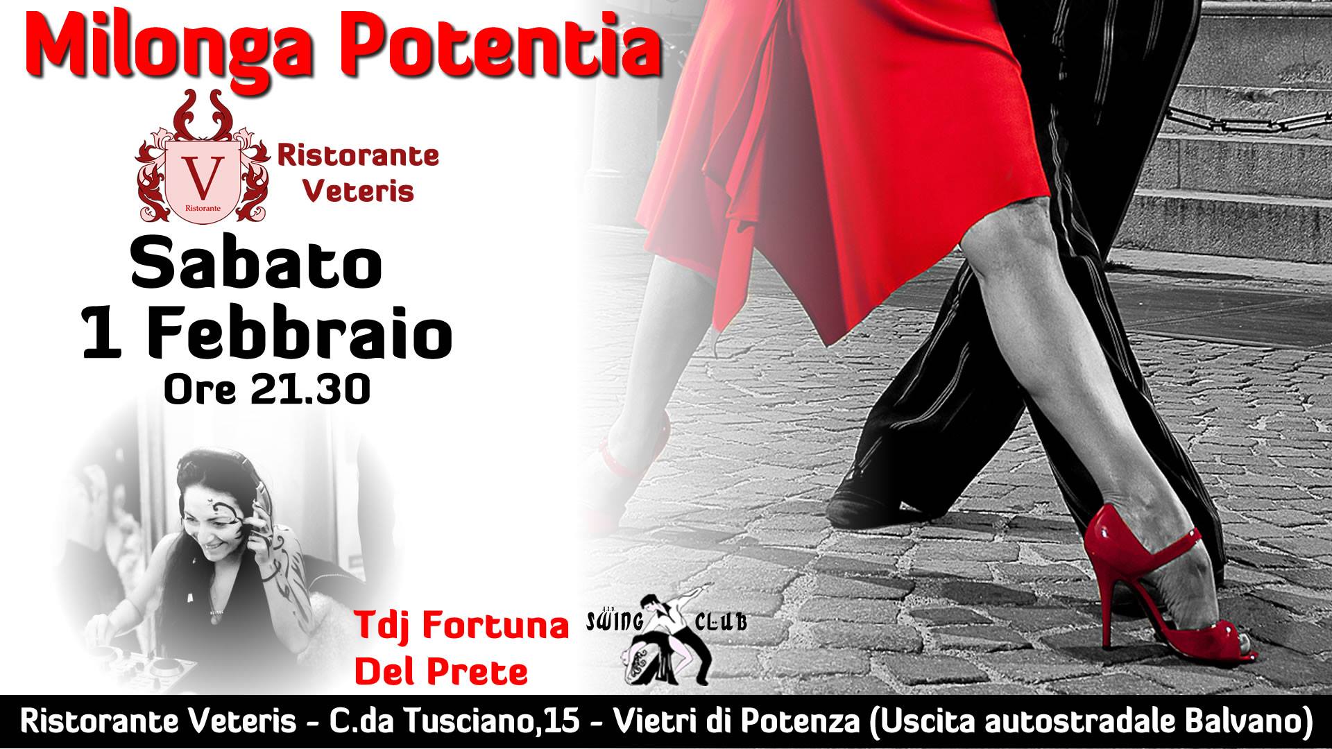 Milonga Potentia Febbraio 2020 Swing Club
