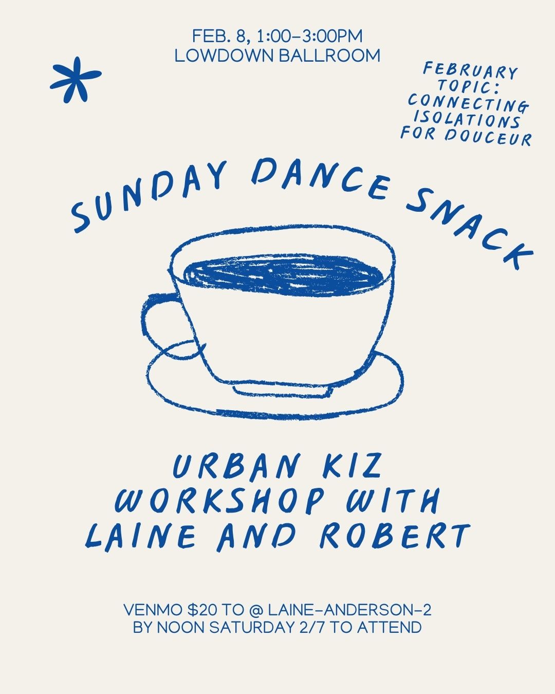 Sunday Dance Snack: Connecting Isolations for Douceur!