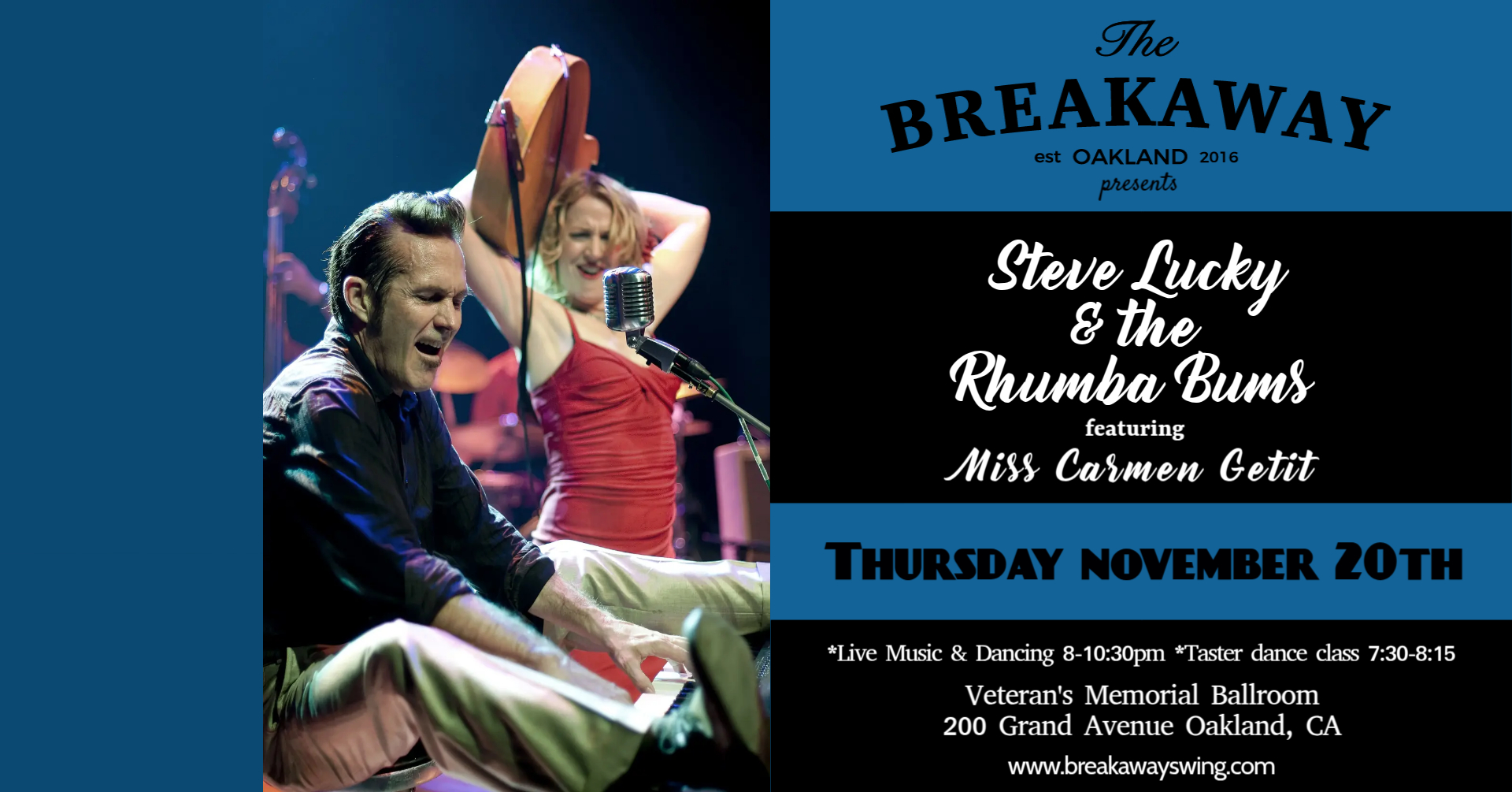 Live Band Night with Steve Lucky & the Rhumba Bums