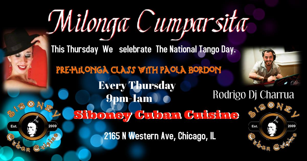 Milonga Cumparsita, The National Tango Day Celebration