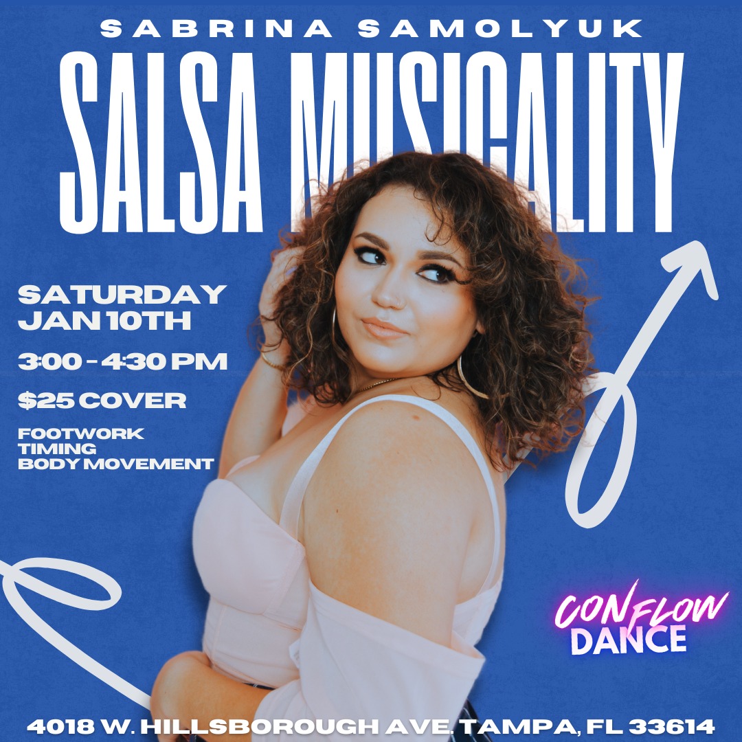 TAMPA Salsa Musicality Workshop with Sabrina Samolyuk