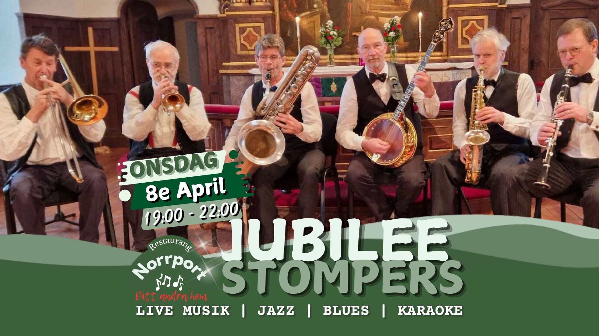 đș Jubileum Stompers: Klassiskt JazzsvĂ€ng & Firande!