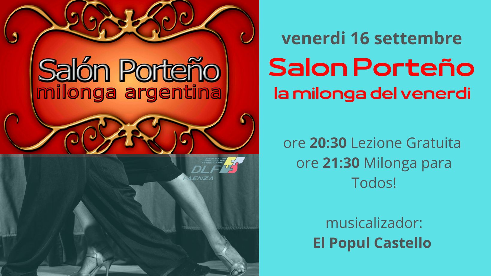 i Venerdì del "Salón Porteno" - Milonga Argentina