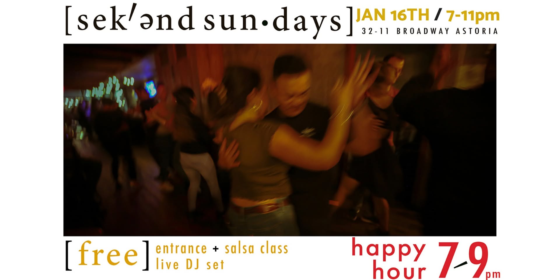 FREE Salsa Night @ Sekend Sun