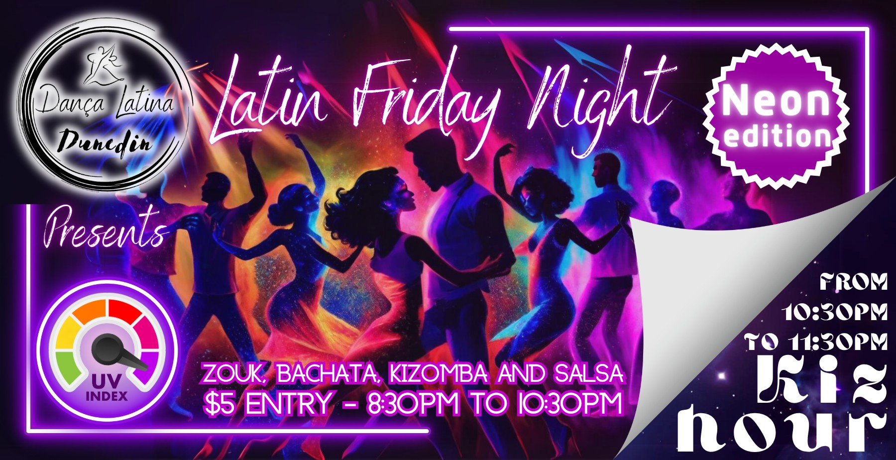Latin Friday Night + Kiz hour - UV edition