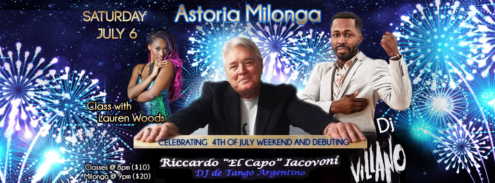 A Fireworks Celebration at Astoria Milonga 7 6 (Sat)