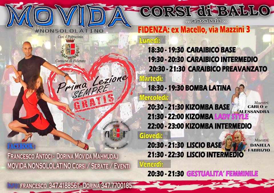 INAUGURAZIONE CORSI MOVIDA
