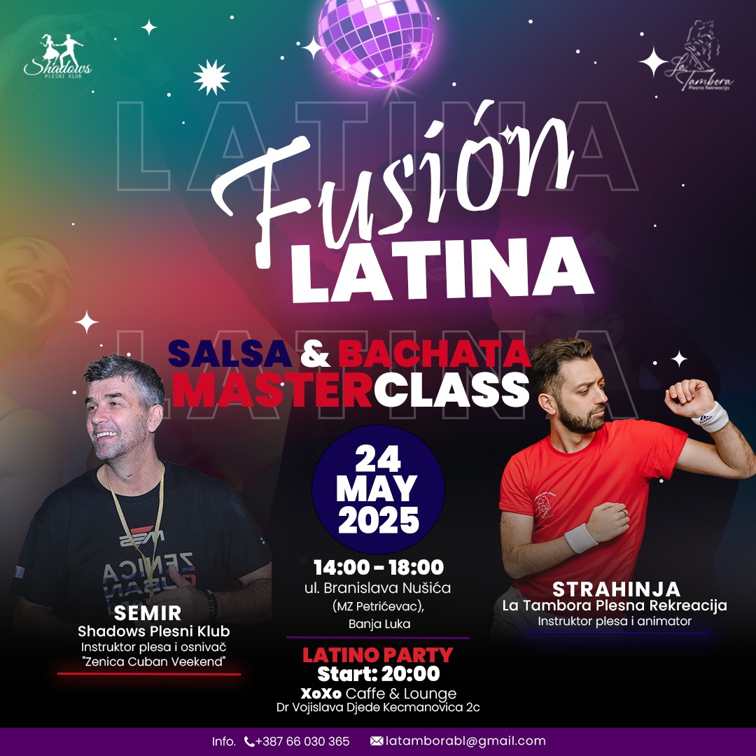 FUSIÓN LATINA: SALSA & BACHATA MASTERCLASS
