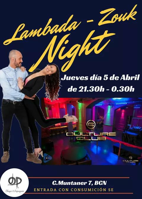 Lambada Zouk Night Jueves 5 De Abril