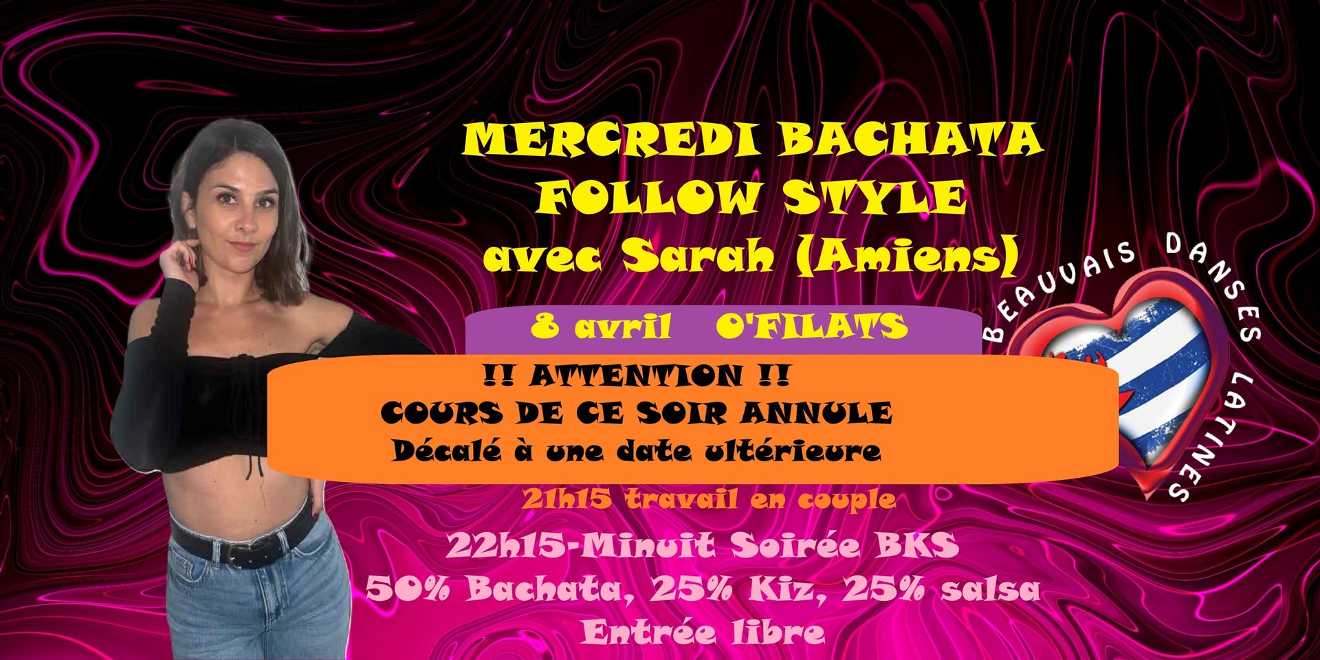 BACHATA FOLLOW STYLE avec SARAH.