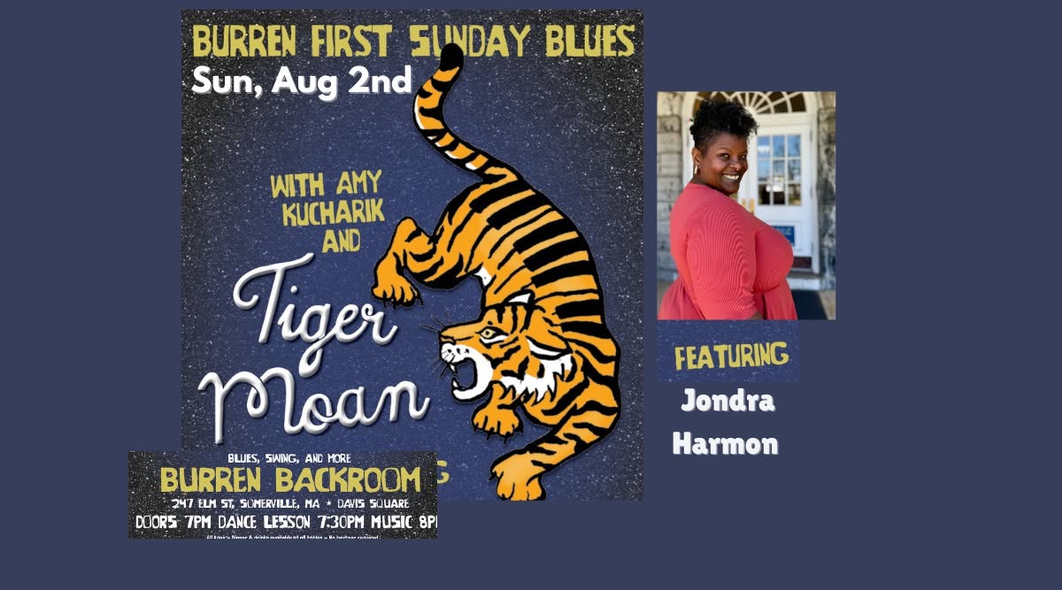 Tiger Moan First Sunday Blues Ft. Jondra Harmon