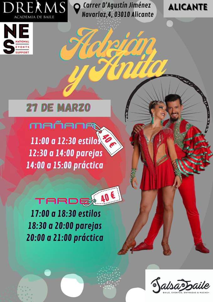 7° TRAINING DAY SALSA EDITION con ADRIÁN Y ANITA en ALICANTE