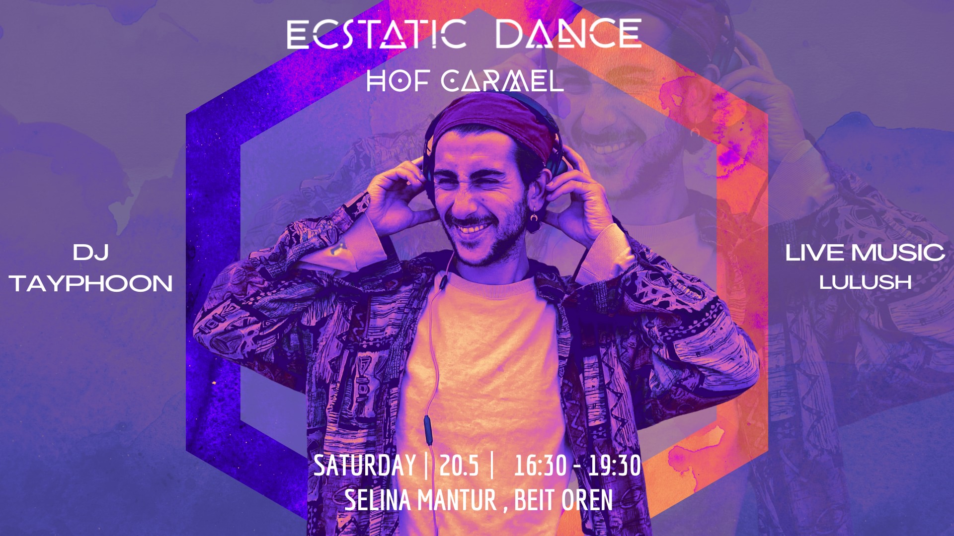 ECSTATIC HOF CARMEL - SATURDAY DANCE