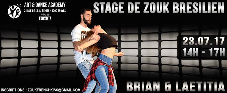 Stage De Zouk Bresilien Debutant - Brian & Laetitia