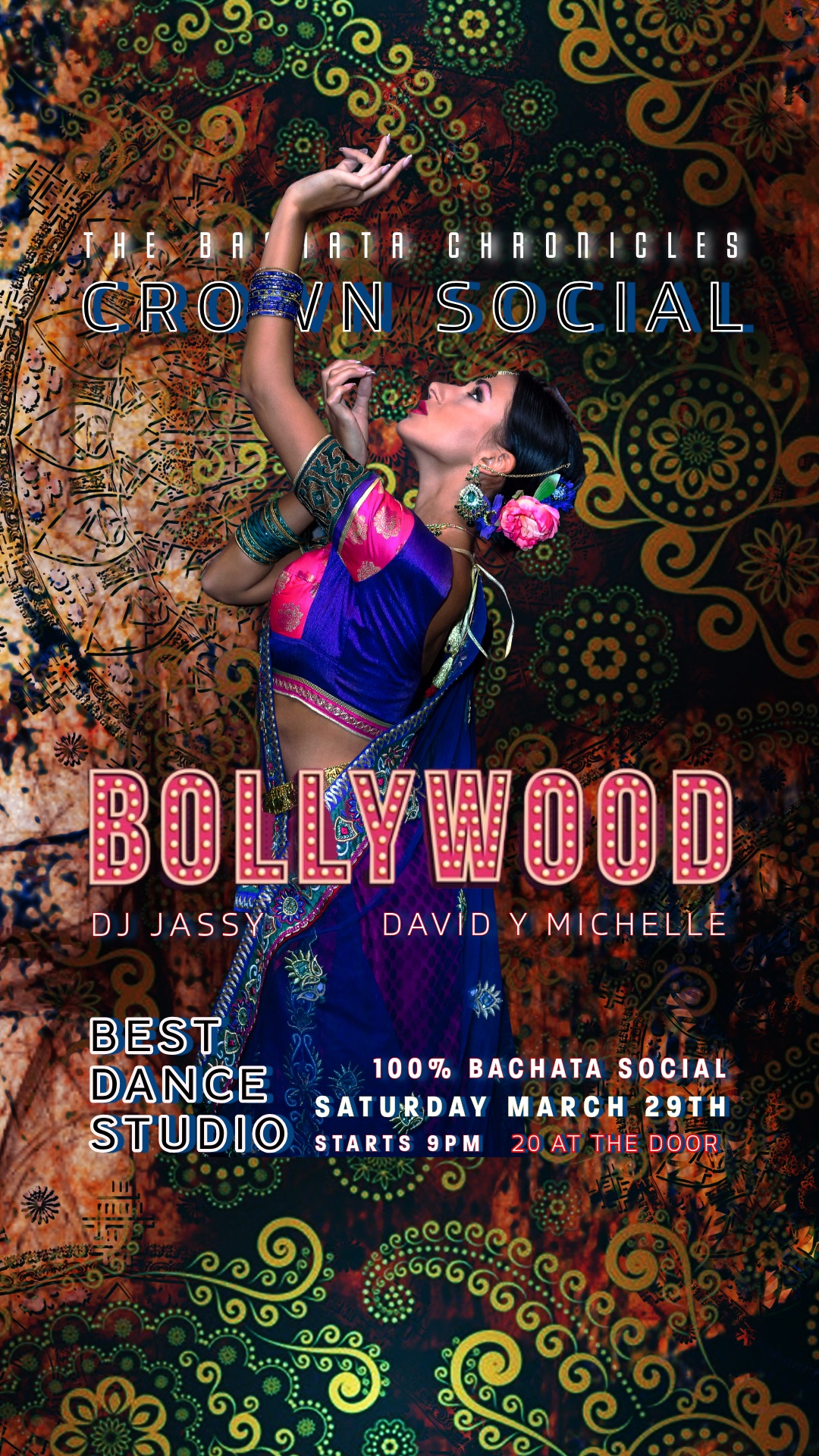 Crown Social Bollywood Theme