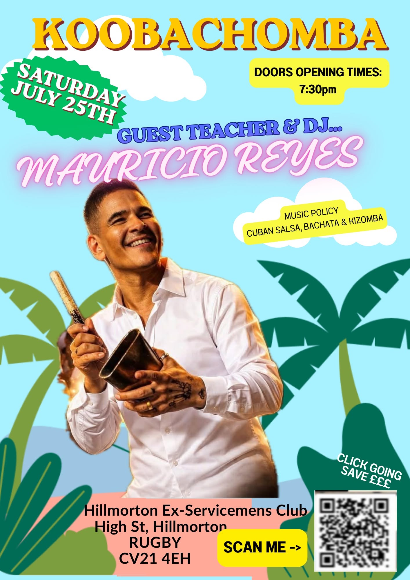 Special Guest teacher & DJ Mauricio Reyes