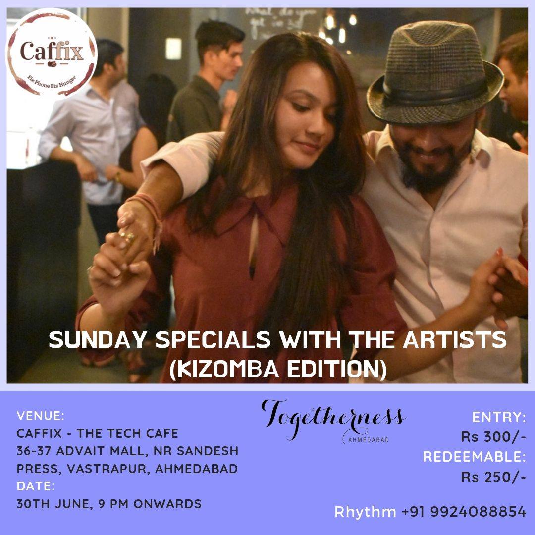 Sunday specials with the artist!