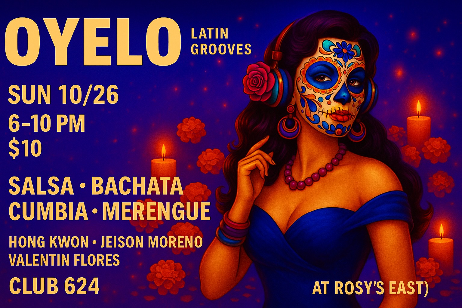 OYELO! October - Vinyl Latin Grooves - Halloween Costume Party