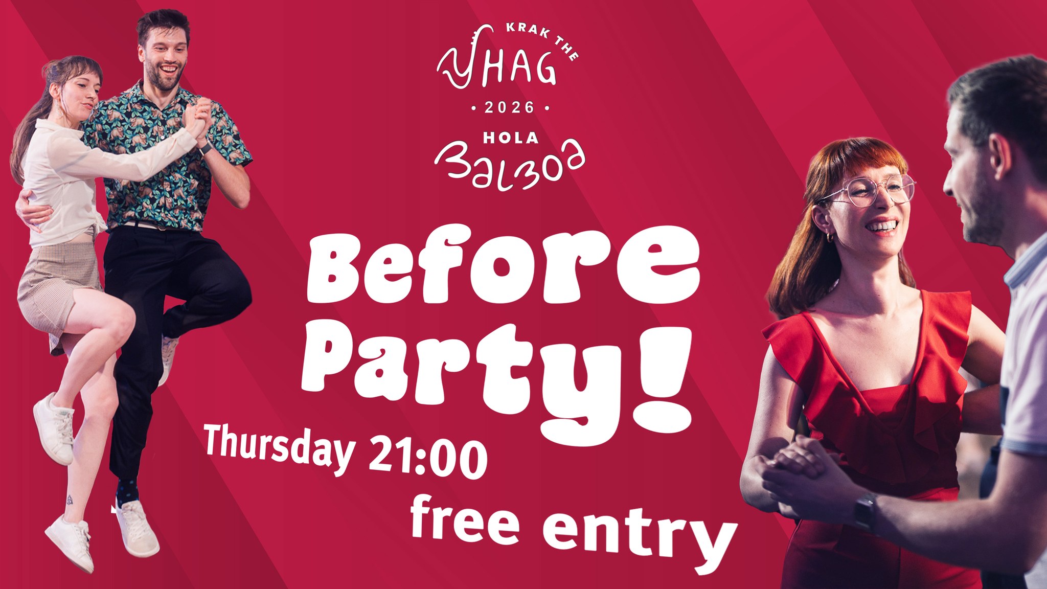 Krak The Shag ¡Hola Balboa! Before Party!