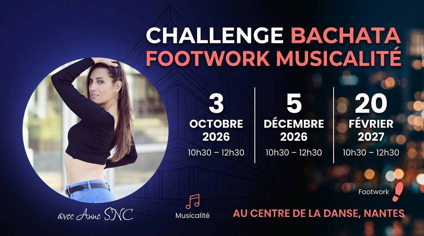 Stage Bachata footwork musicalité