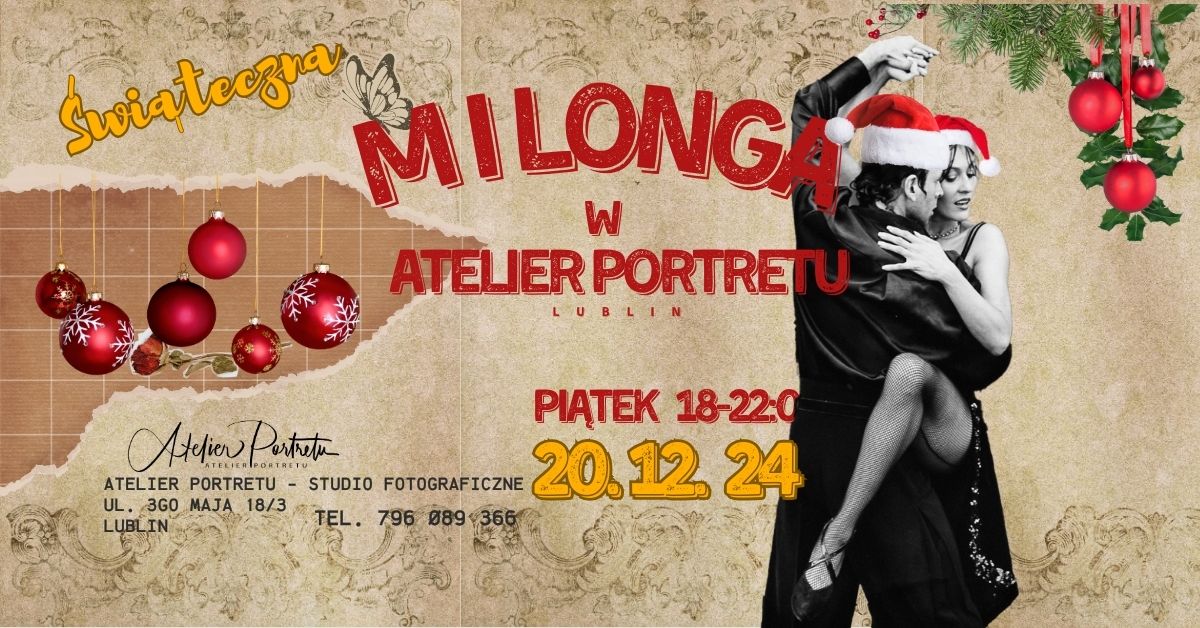 Milonga Świąteczna w Atelier Portretu