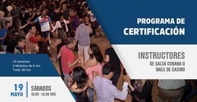 Certificación de Instructores de Salsa Cubana o Baile de Casino