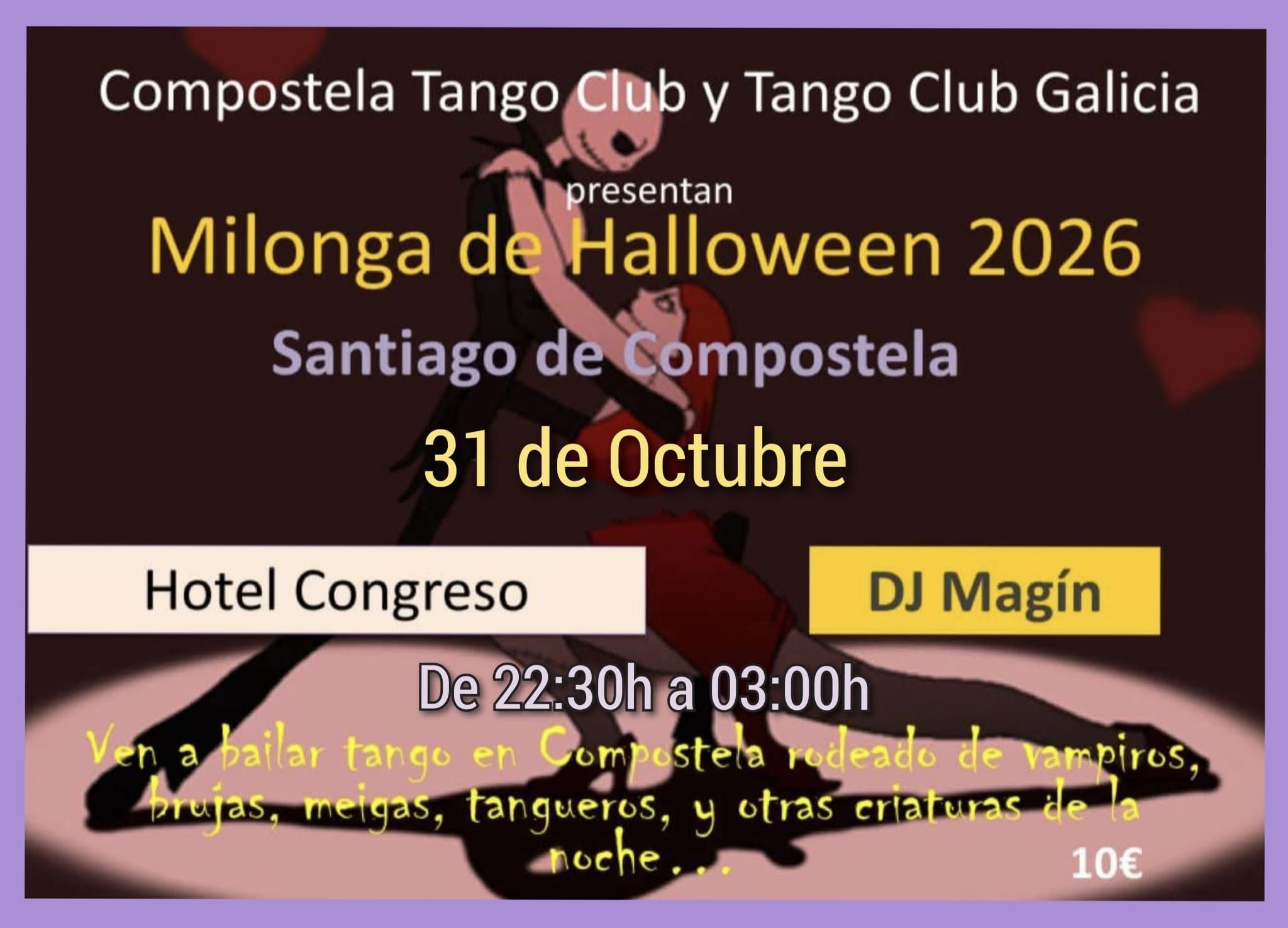 Milonga de Halloween-Samain 2026