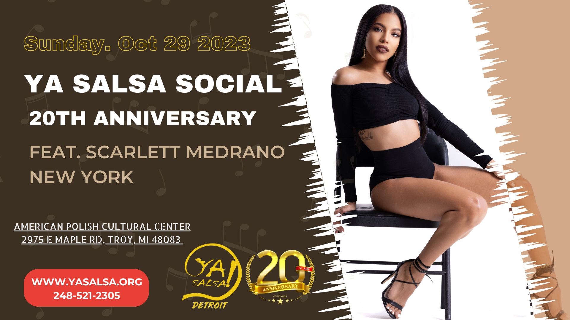 YA Salsa Social Feat. Scarlett Medrano, New York! And Halloween!