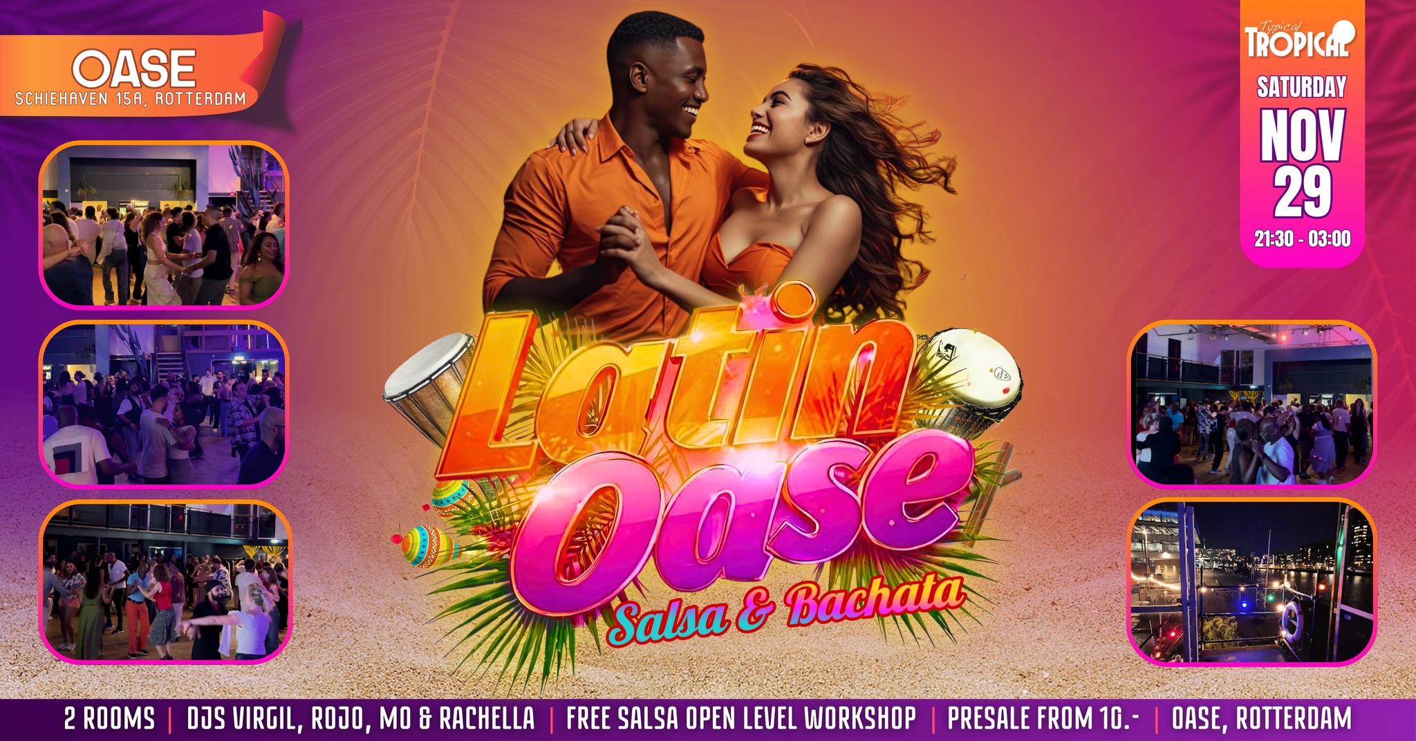 ๐๐ฎ๐๐ถ๐ป ๐ข๐๐ฆ๐ ๐ฅ๐ผ๐๐๐ฒ๐ฟ๐ฑ๐ฎ๐บ The Best of Salsa & Bachata โข 2 Rooms โข Sat, November 29 ๐ด