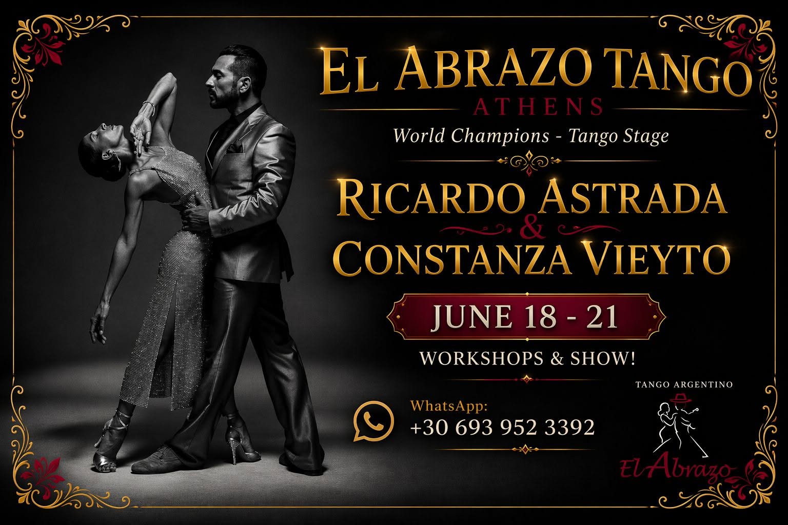 Ricardo Astrada & Constanza Vieyto in Athens !!!