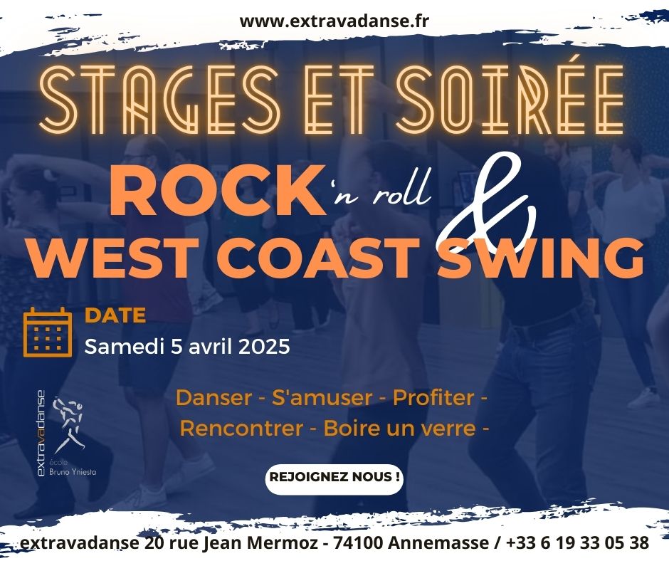 Stages mensuels rock (Isabelle et Bruno Yniesta) & W.C.S. (avec Olivier Tourel)
