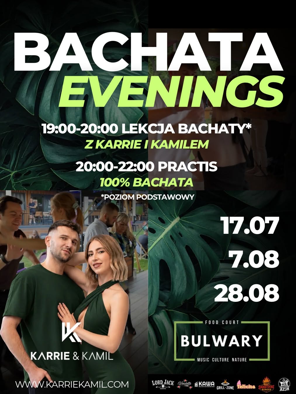 LEKCJA BACHATY z Karrie i Kamilem PRACTIS 100% BACHATA