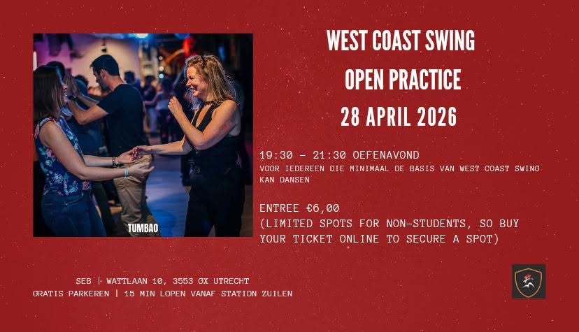Open Practice West Coast Swing (Utrecht)