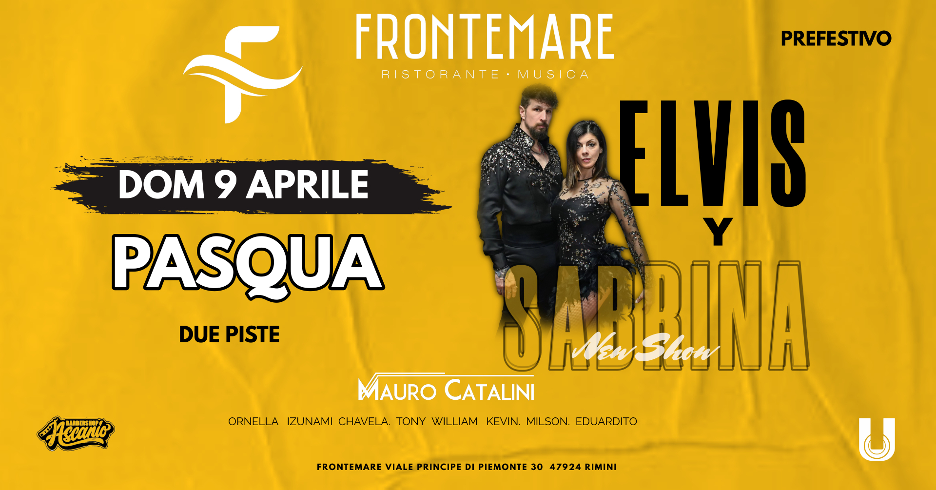 PASQUA a Rimini Show Elvis & Sabrina