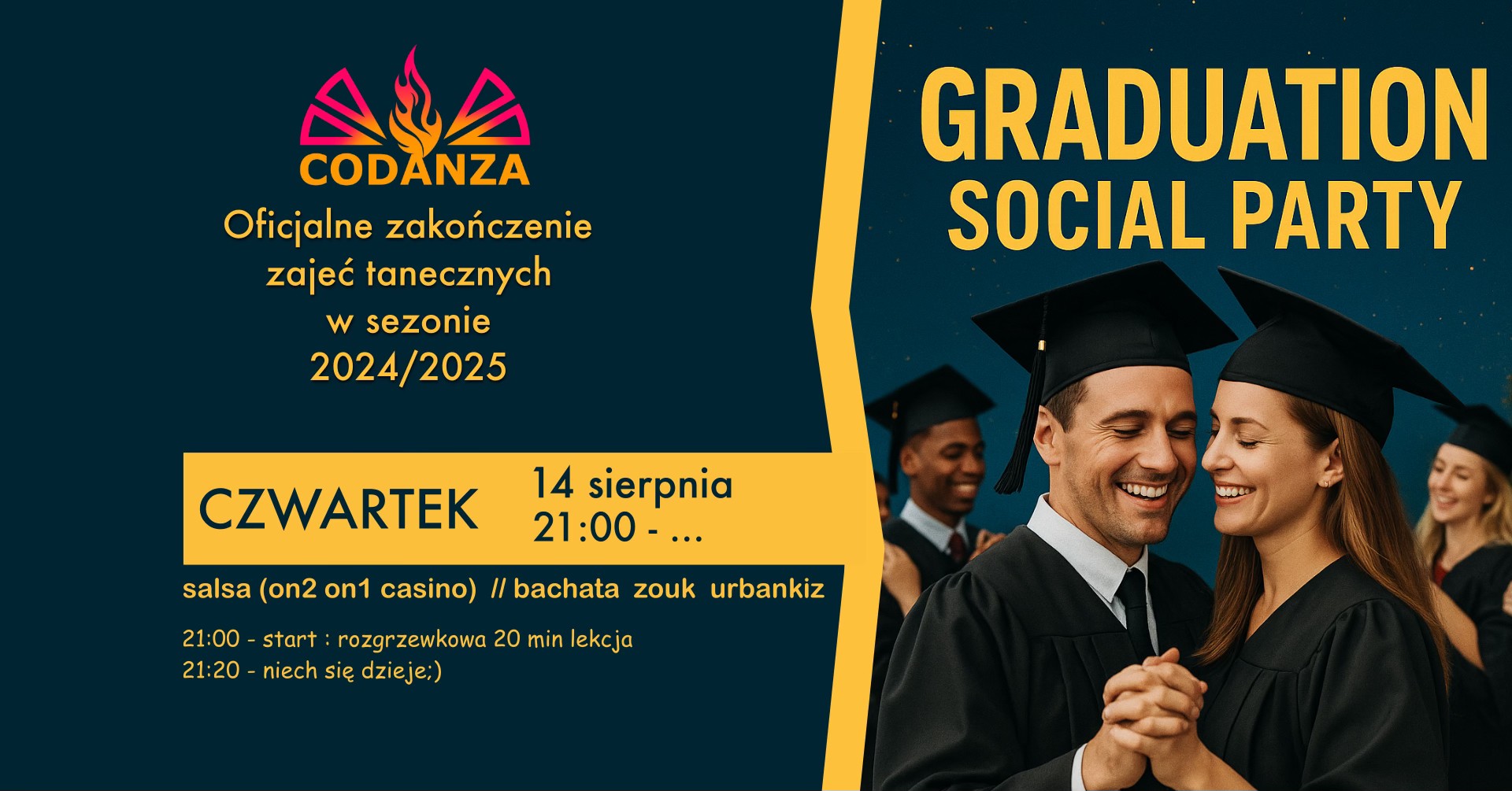 Graduation Social Party - Oficjalne zakończenie sezonu w CoDanza Academy!