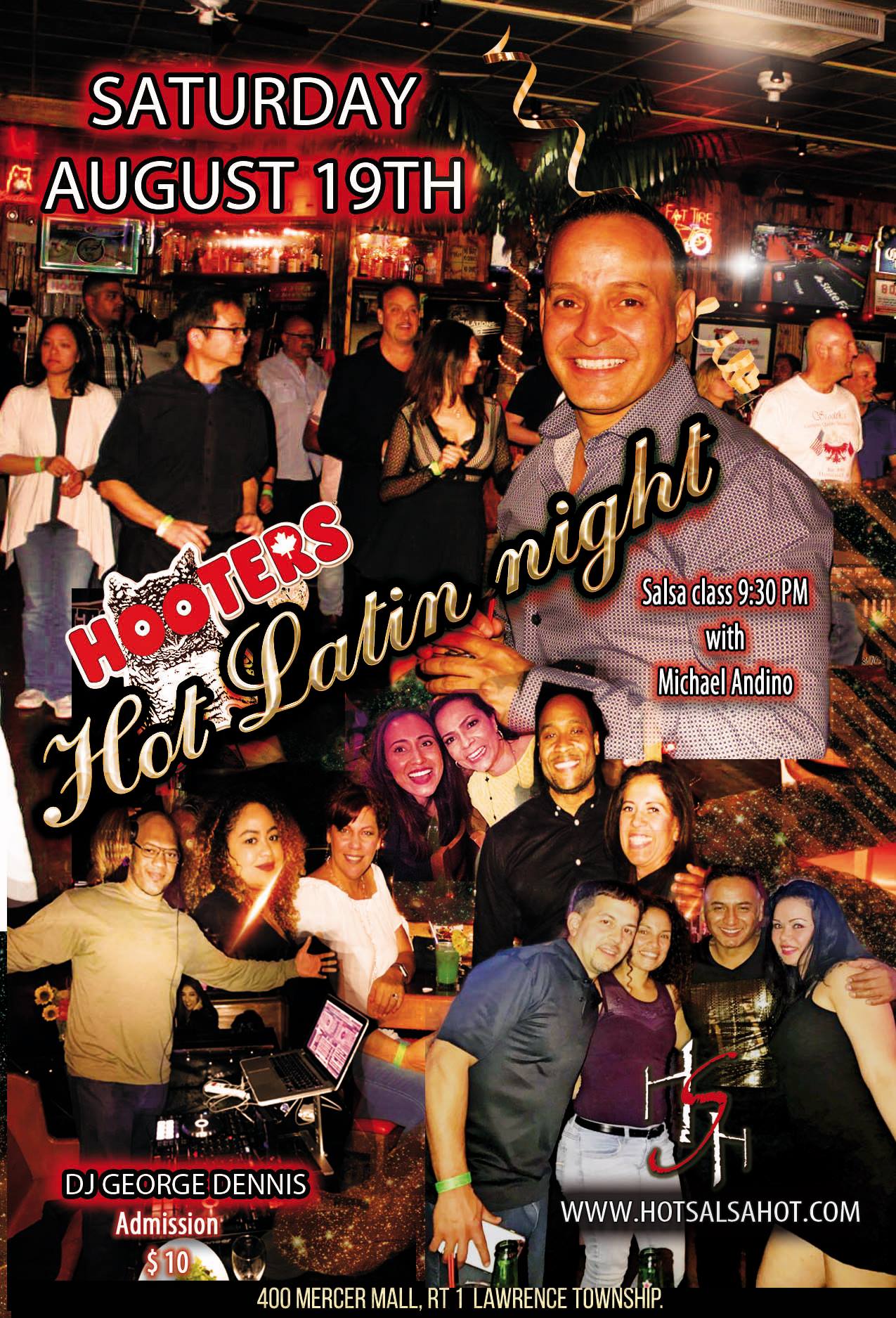 Hooters HotsalsaHot Latin Night