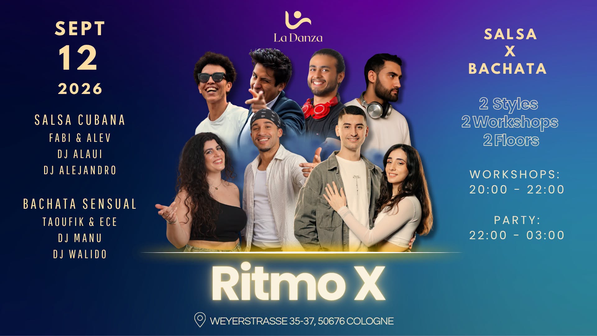 RITMO X - Event: Salsa Cubana X Bachata Sensual