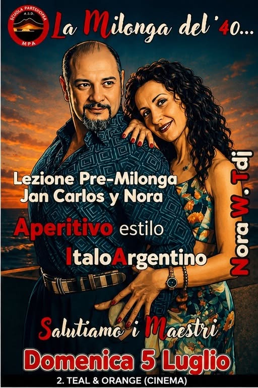 La Milonga del ‘40… the fourth afternoon, with Lesson