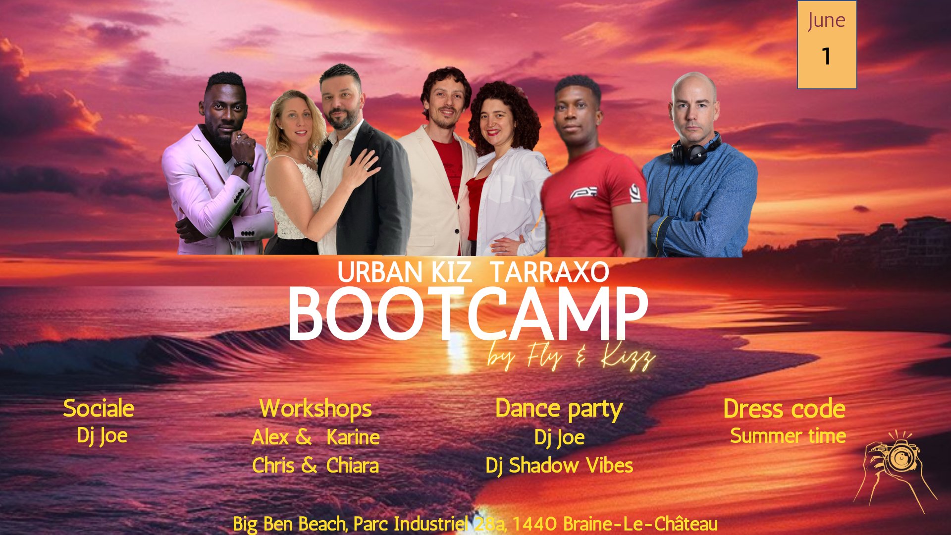 Fly&Kizz June Bootcamp