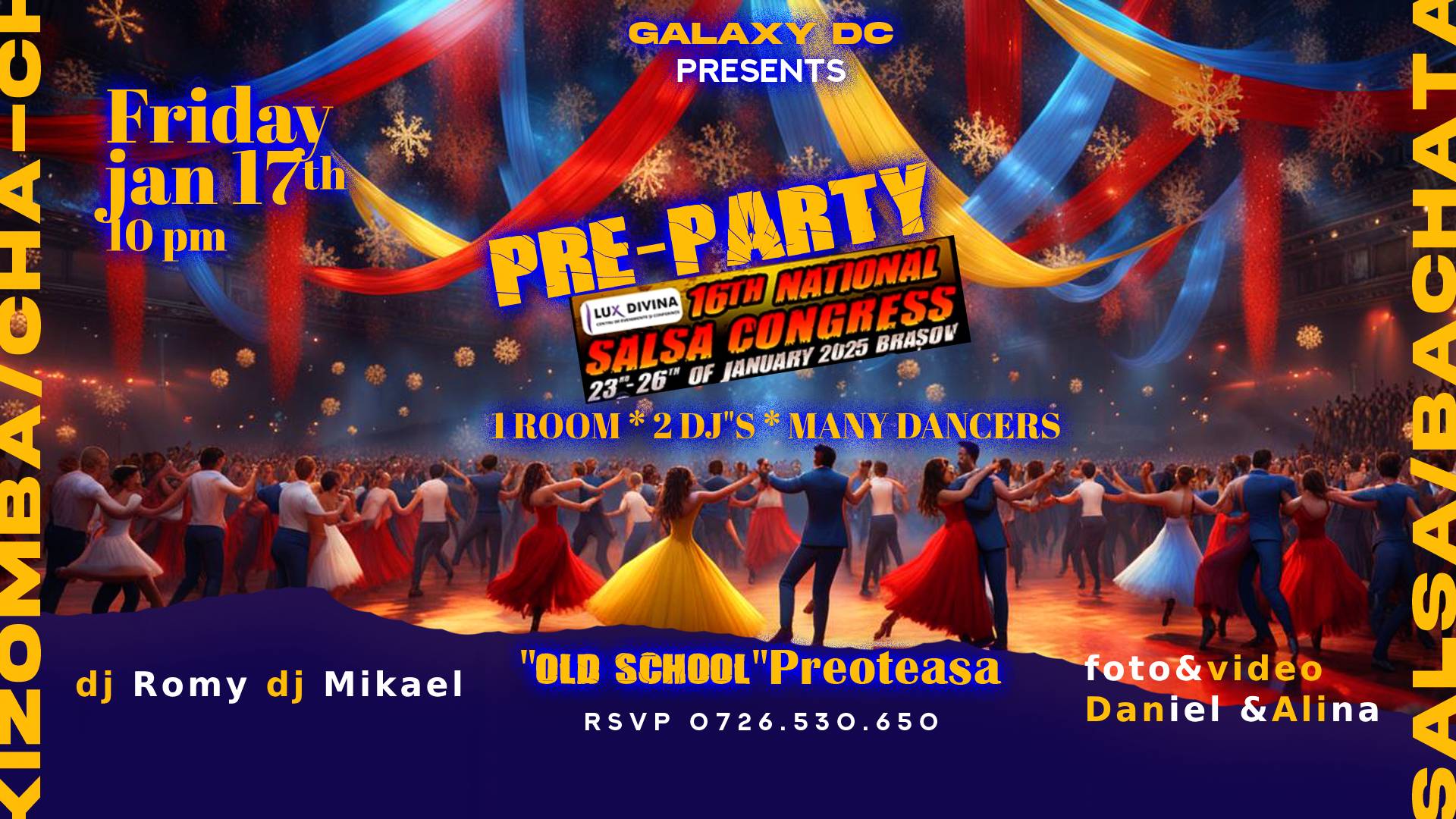 PRE-PARTY NATIONAL SALSA CONGRESS@Old School,Preoteasa