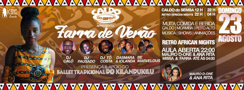 HOJE HOJE a partir do MEIO DIA ....CALDO DO SEMBA @ Barrio Latino by KSC Events