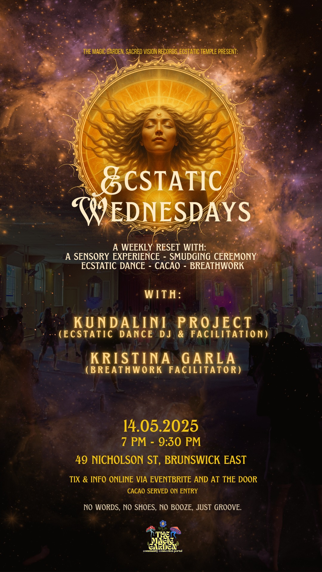Ecstatic Wednesdays - Ecstatic Dance & Breathwork (Midweek Community Portal)