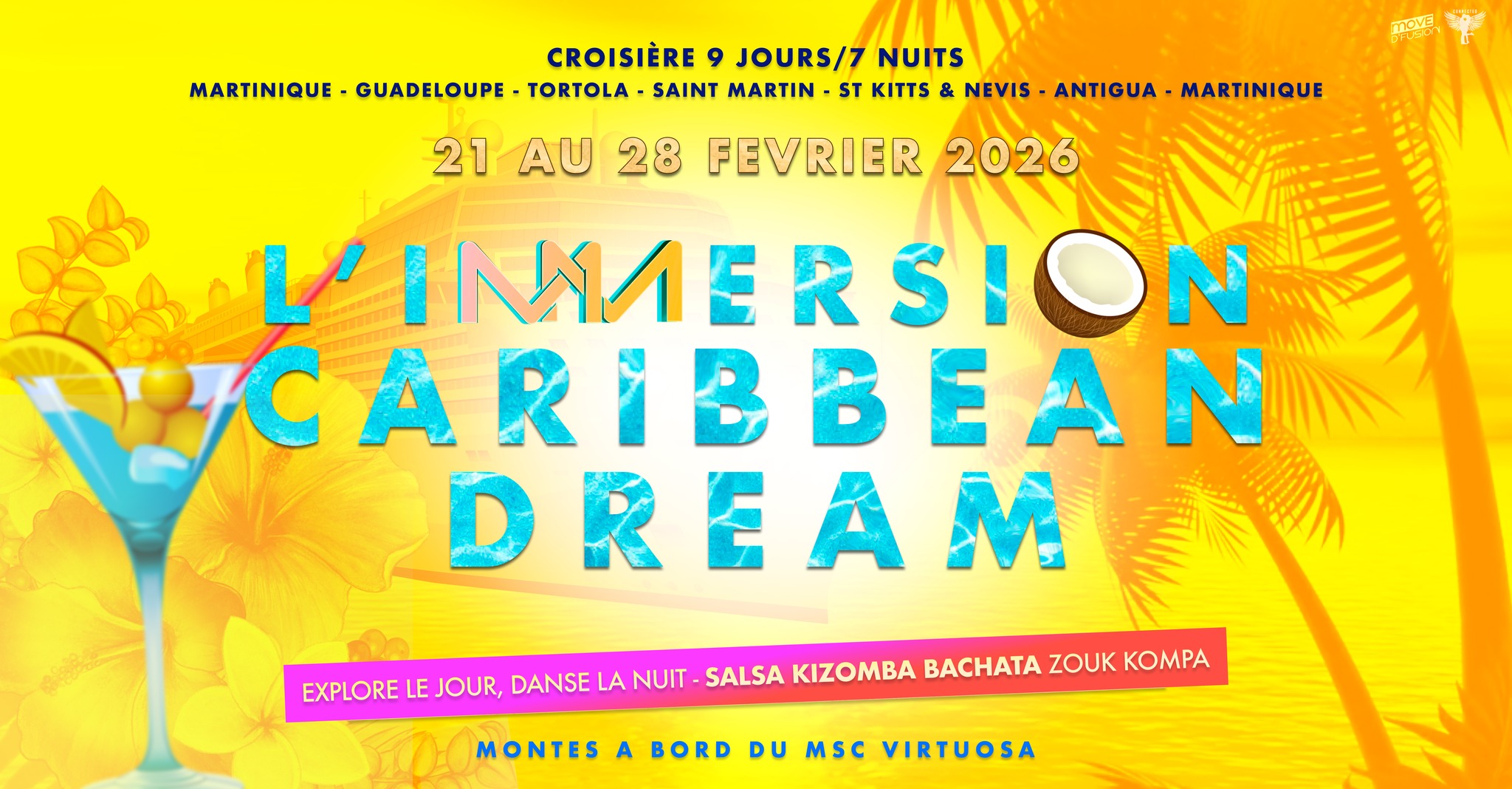 L'immersion Caribbean Dream - La croisière SBK dans les Caraïbes