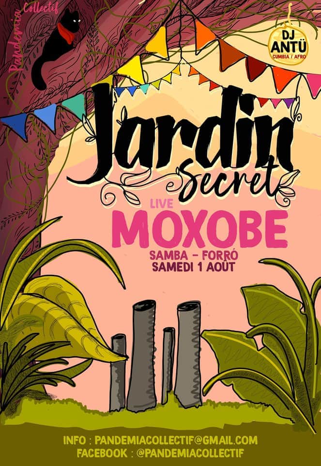 Jardin Secret Moxobe Samba Forró Funk 17h - 02h