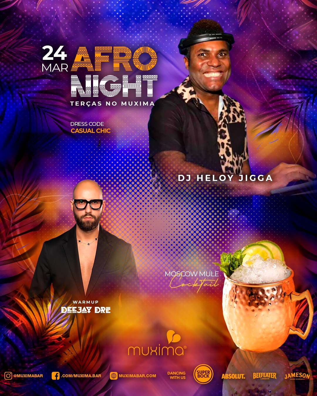 TERÇA • 24 MARÇO 👣 🌍 AFRO NIGHT EXPERIENCE 🔥 Só no Muxima