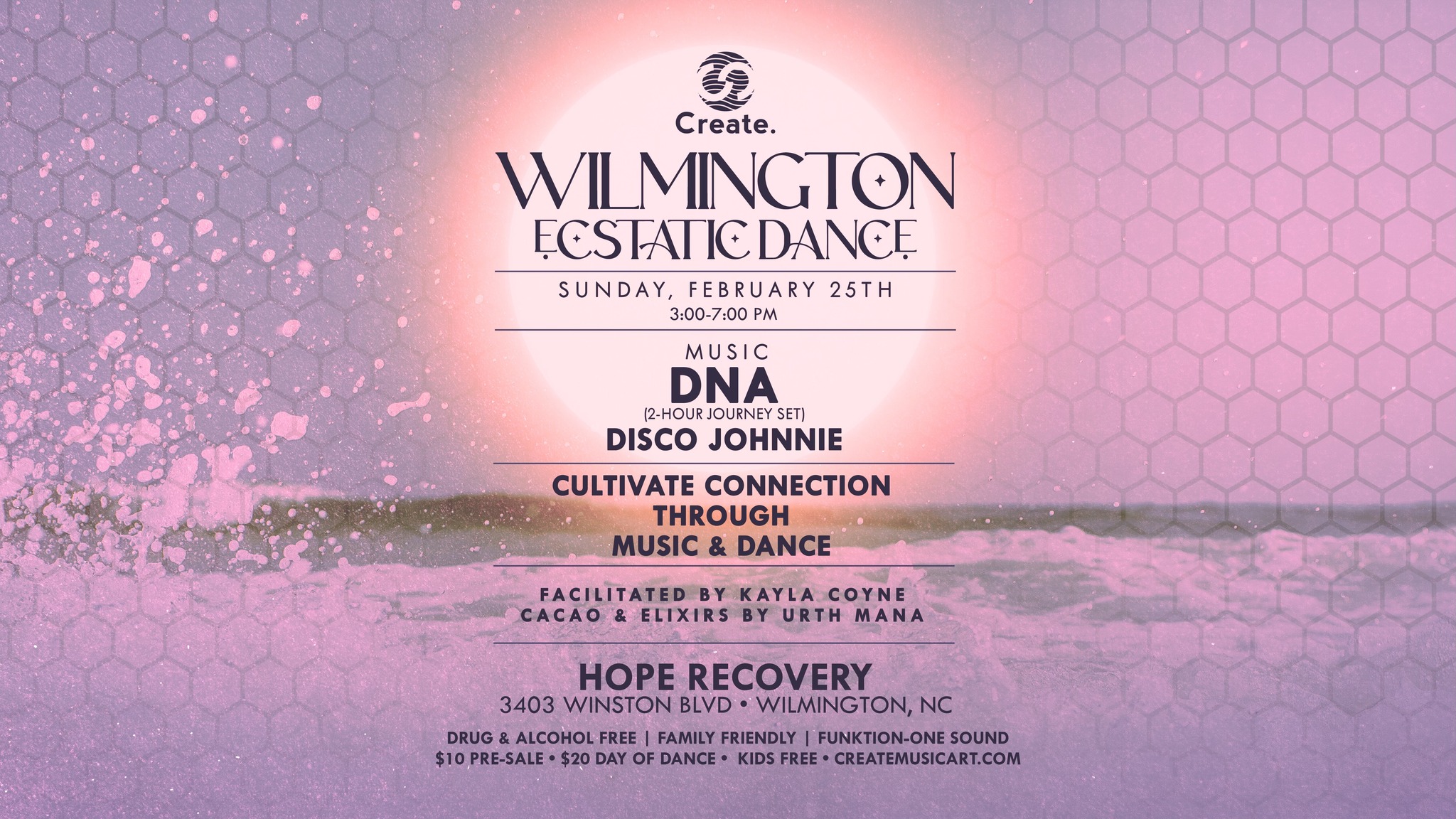02.25.2024 Wilmington Ecstatic Dance (feat. DNA 2-hour Journey Set)