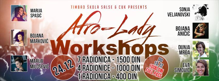 AFRO - LADY Radionice 24.Decembar - Cuk DANAS