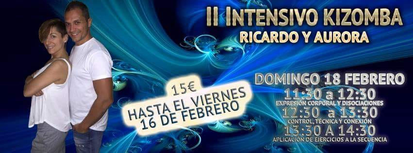 II Intensivo Kizomba con Ricardo y Aurora DO18Feb2018 - 15€