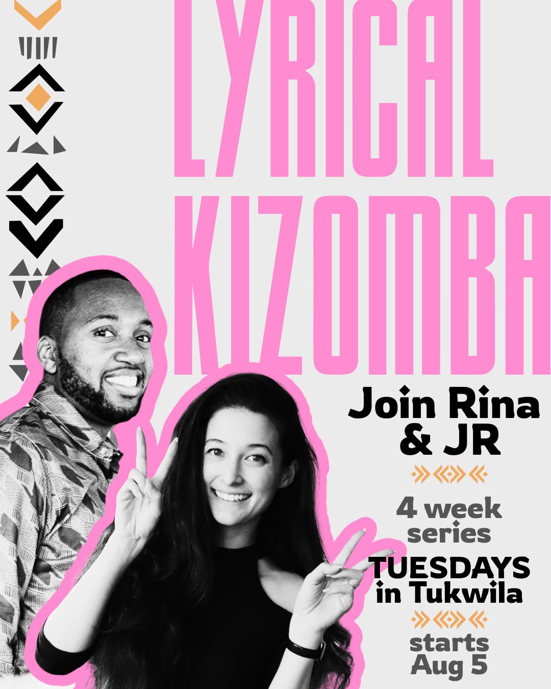 Lyrical Kizomba: 4-Week Series with Rina & JR!